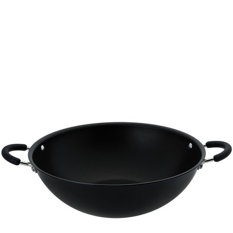 Raco Contemporary 36cm Non-Stick Wok Black