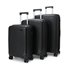 Nomad Venture 56cm, 65cm & 75cm Hardside Luggage Set Black