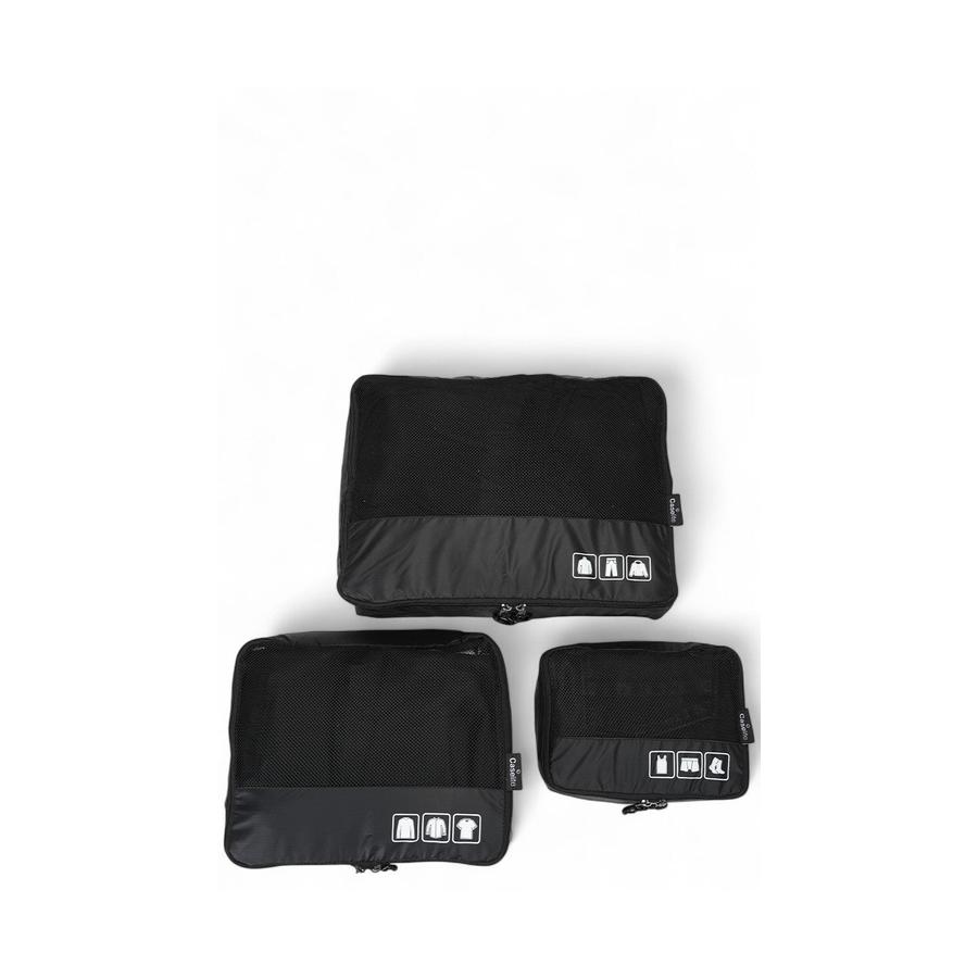 Caselite Packing Cubes (3 Pack) Black Black