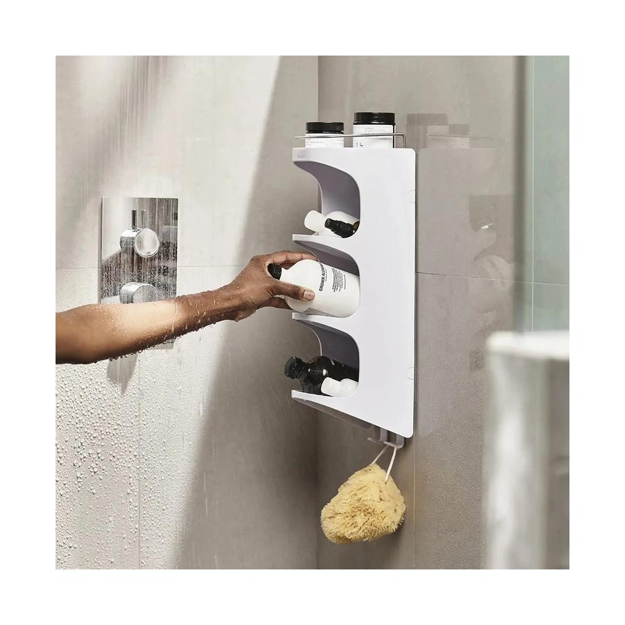 Joseph Joseph Capsule Compact Shower Shelf (4 Tier) White White