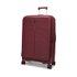 Caselite Venture 76cm Top Open Hardside Checked Suitcase Dark Red