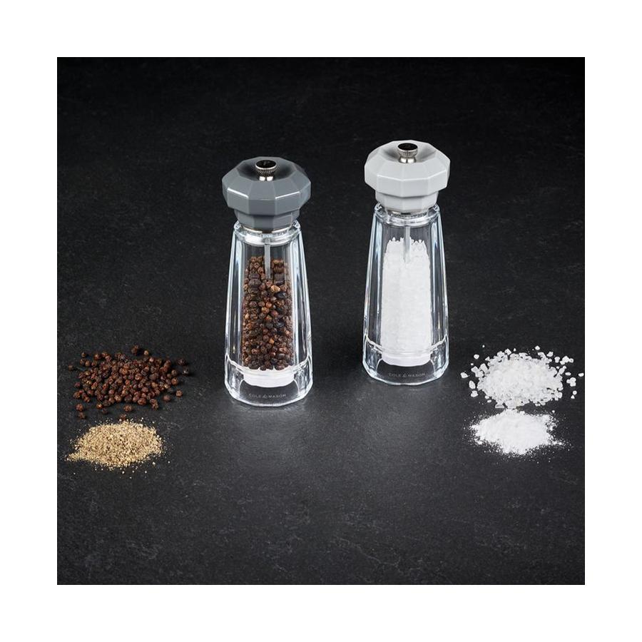 Cole & Mason Lowestoft Salt & Pepper Mill Gift Set Clear Clear
