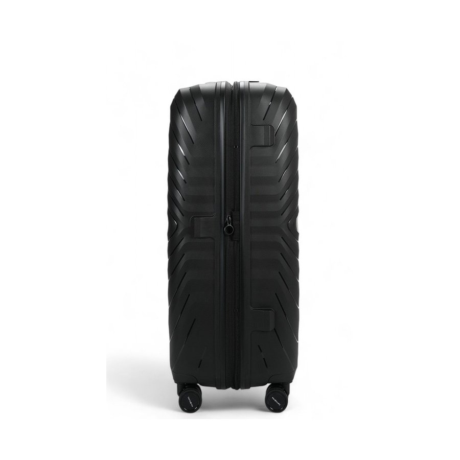 Samsonite Octolite Neo 75cm Hardside Checked Suitcase Black Black