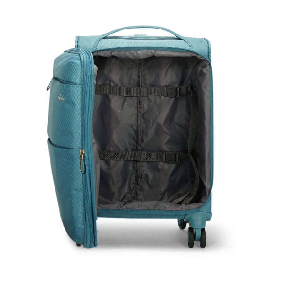 Caselite Ultra 55cm Softside Carry-On Suitcase & Laptop Bag Set Teal Teal