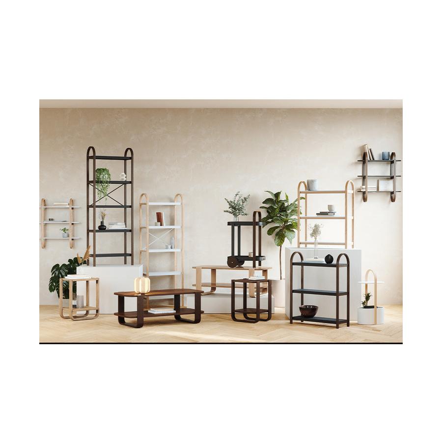 Umbra Bellwood 3 Tier Freestand Shelf Black/Walnut Black/Walnut