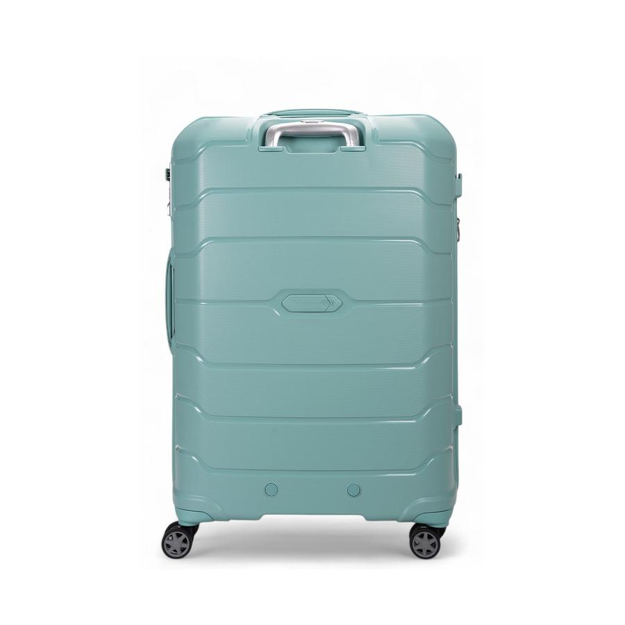 Samsonite Oc2lite 75cm Hardside Checked Suitcase Aqua Aqua
