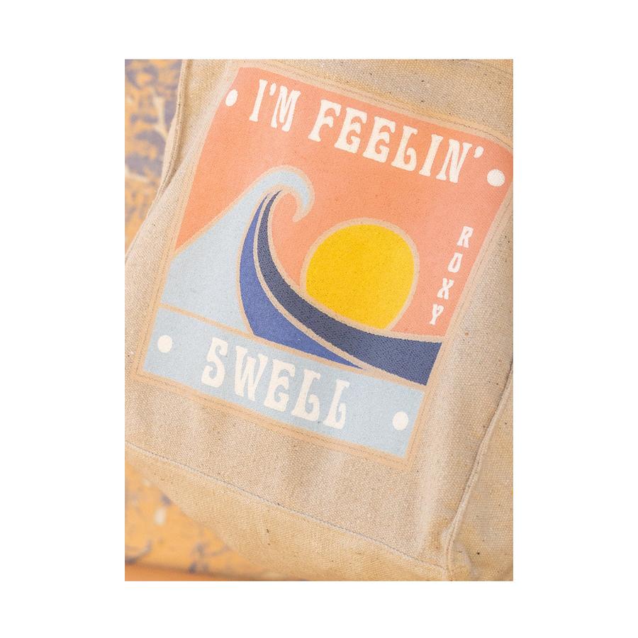 Roxy Women's Drink The Wave Tote Bag Tapioca Tapioca