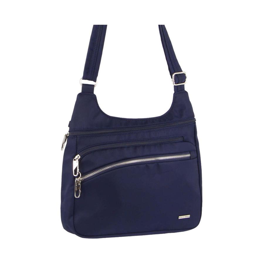Pierre Cardin Gianna Anti-Theft Crossbody Bag Navy Navy
