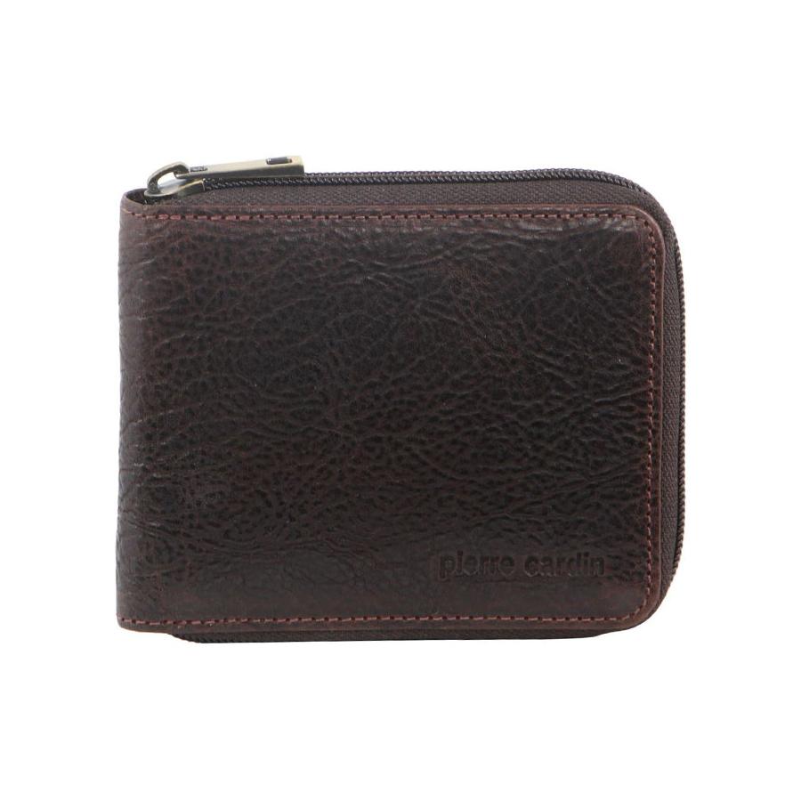 Pierre Cardin Woody Men's Italian Leather Wallet Chocolate Chocolate