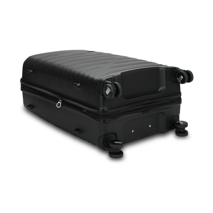 Nomad Discover 75cm Hardside Checked Suitcase Black Black