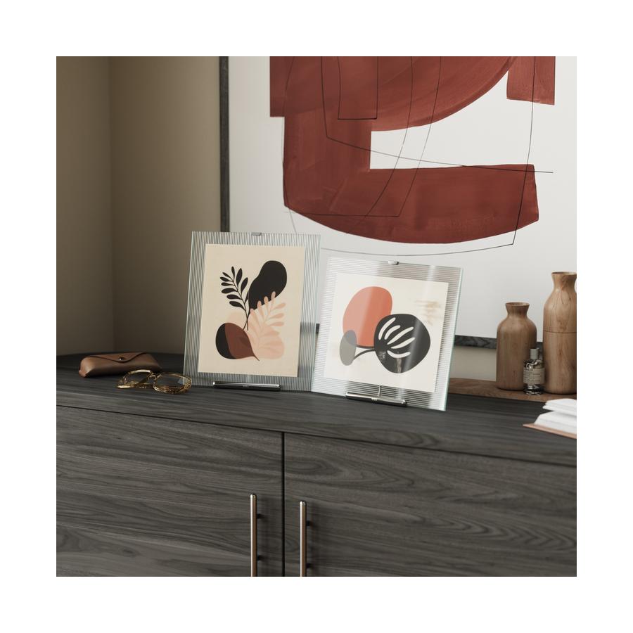 Umbra Flute 20 x 25cm Picture Frame Chrome Chrome