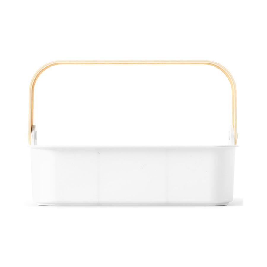 Umbra Bellwood Large Stackable Bin White/Natural White/Natural
