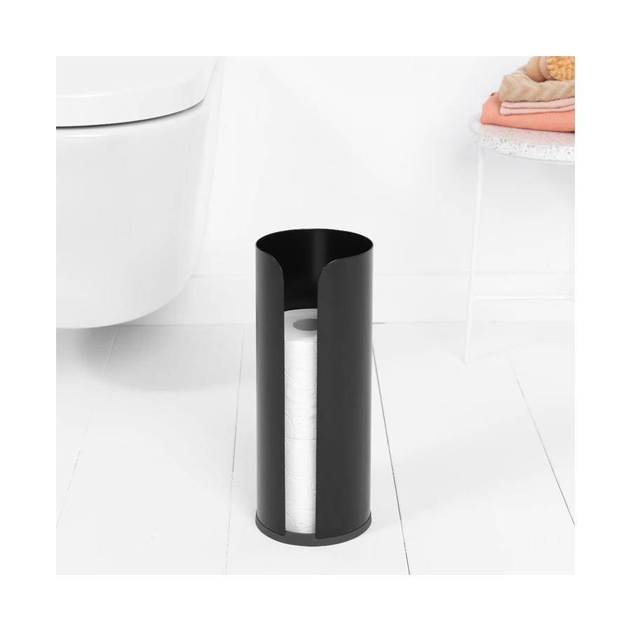 Brabantia ReNew Toilet Roll Dispenser Matte Black Matte Black