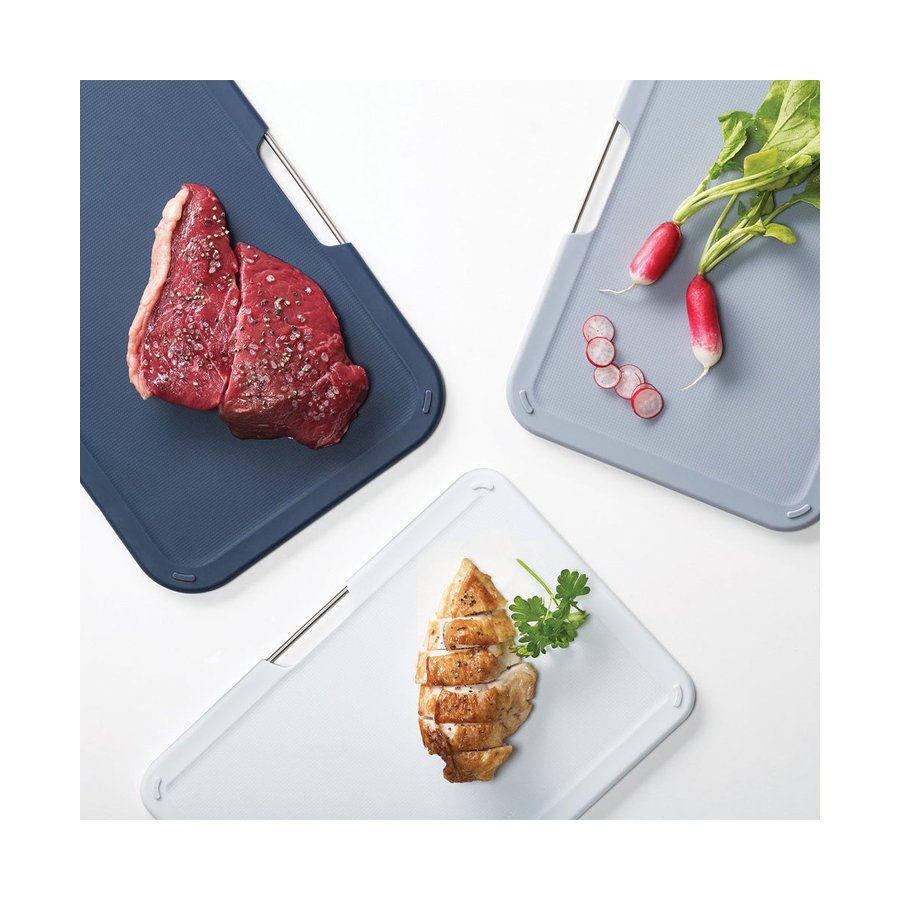 Joseph Joseph Nest Boards 3-Piece Large Chopping Board Set Grey Grey