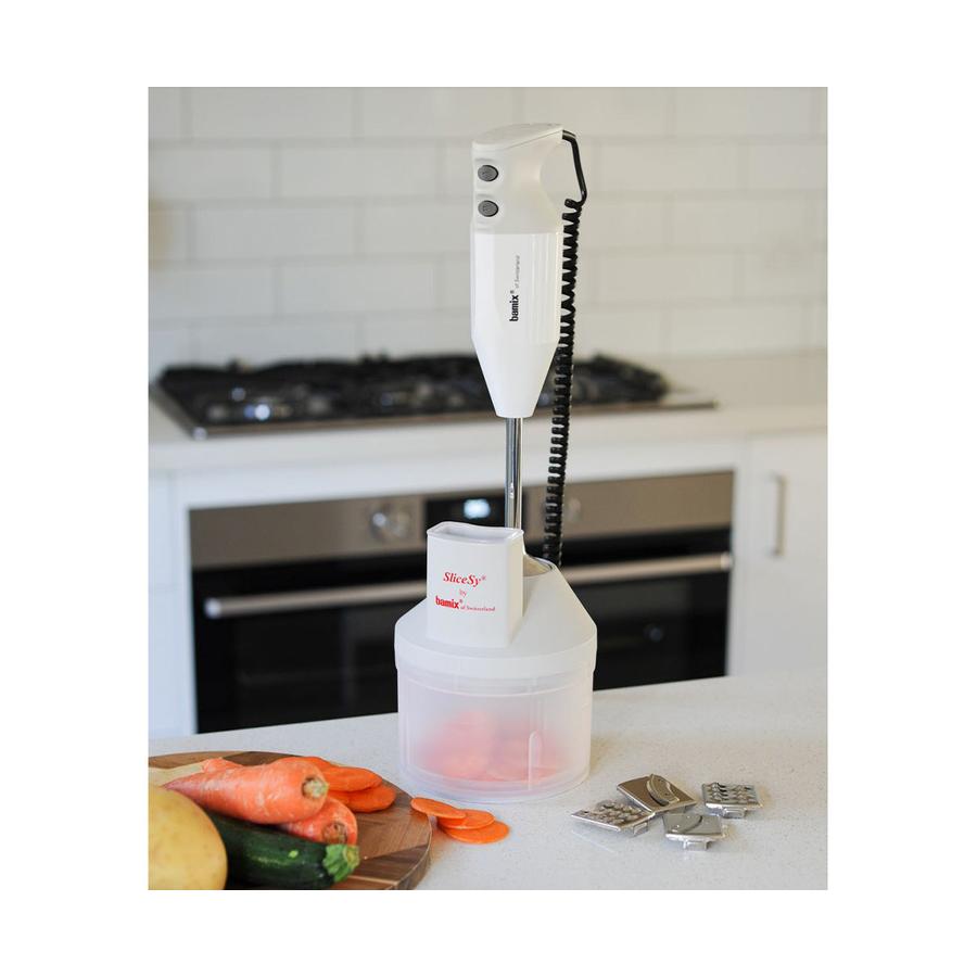 Bamix SliceSy Food Processor Attachment White White
