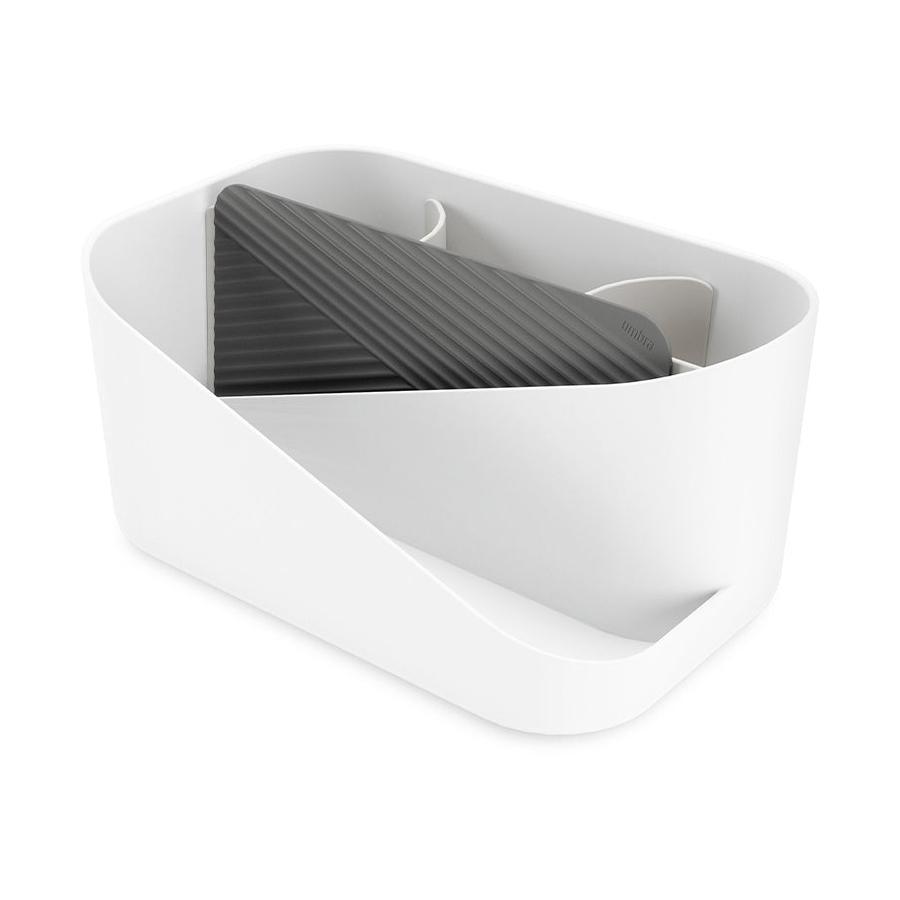 Umbra Glam Hair Tool Organiser White/Charcoal White/Charcoal