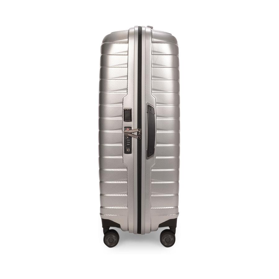 Samsonite Proxis 75cm Hardside Checked Suitcase Silver Silver