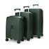 Caselite Aero 56cm, 65cm & 75cm Hardside Luggage Set Forest Green
