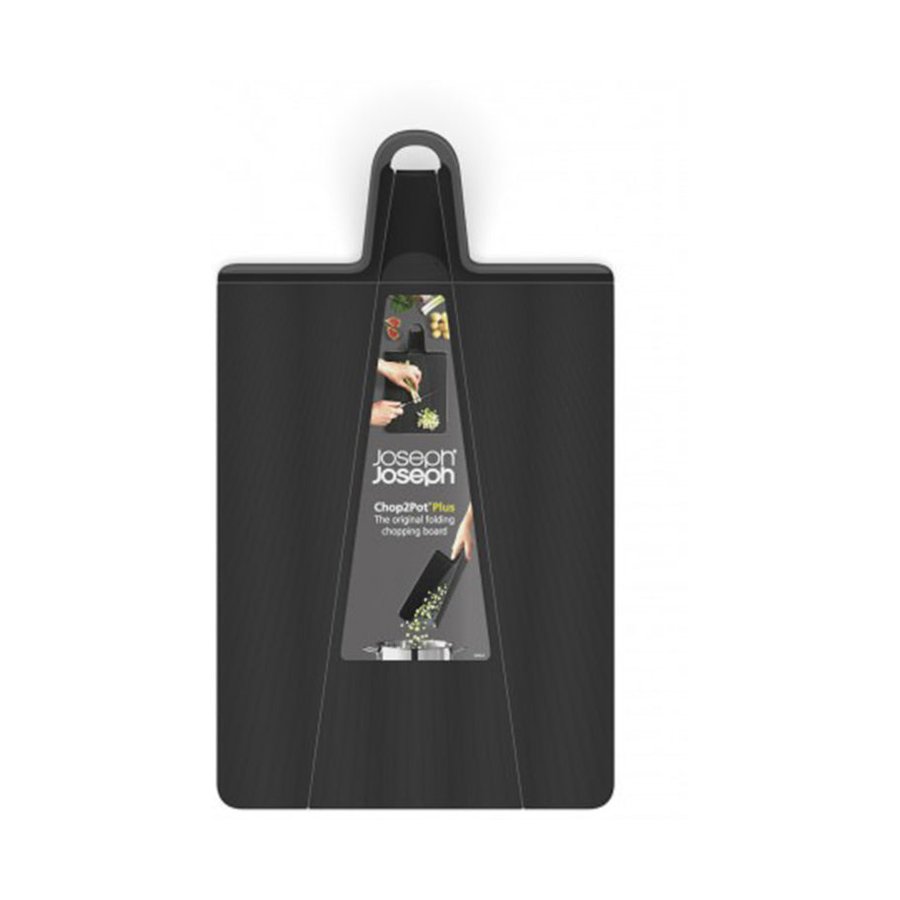 Joseph Joseph Chop2Pot Plus Large Folding Chopping Board Black Black
