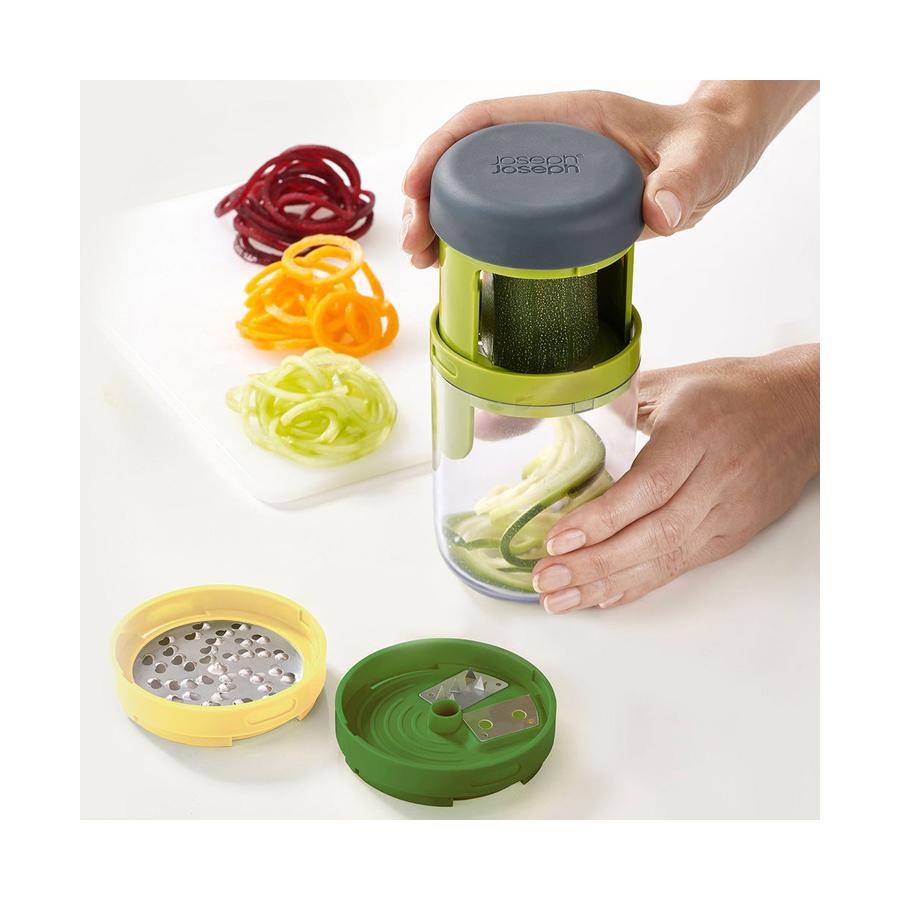 Joseph Joseph Sprio Hand-held Spiraliser Clear Clear
