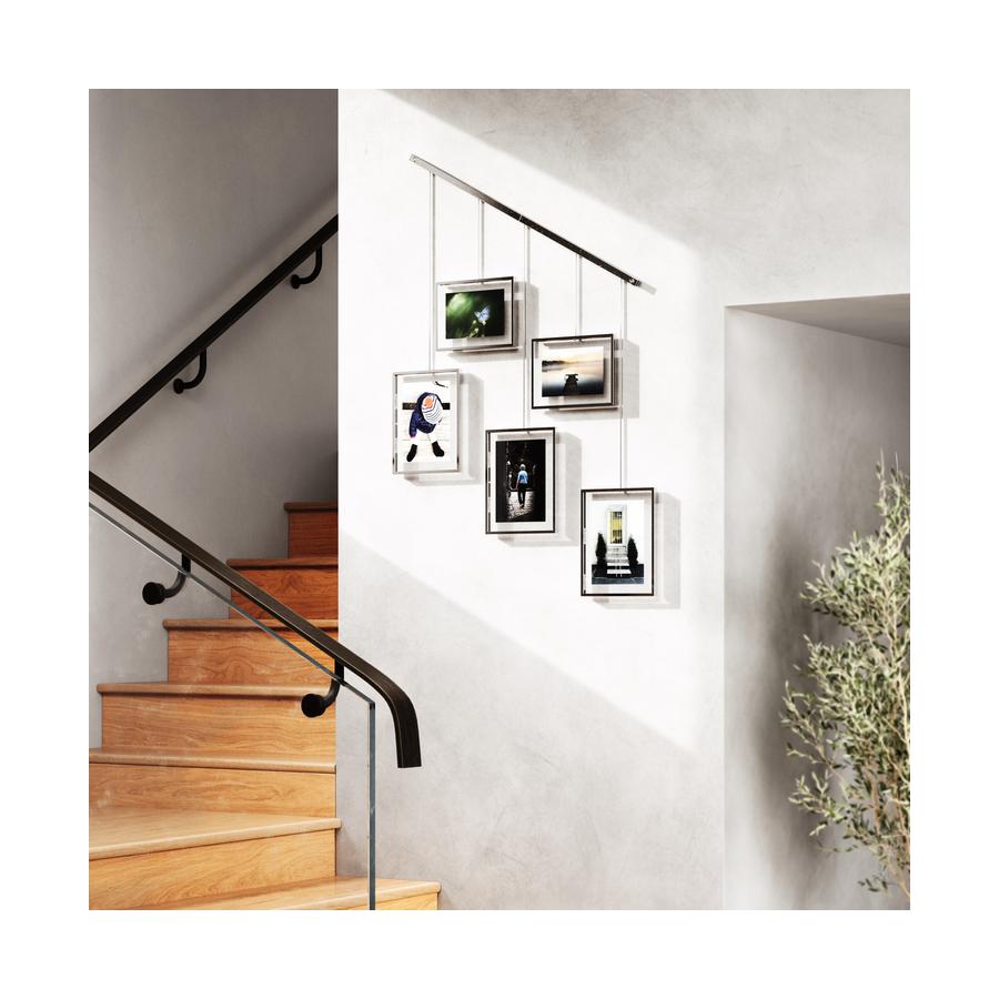 Umbra Exhibit Wall Picture Frames (Set of 5) Chrome Chrome