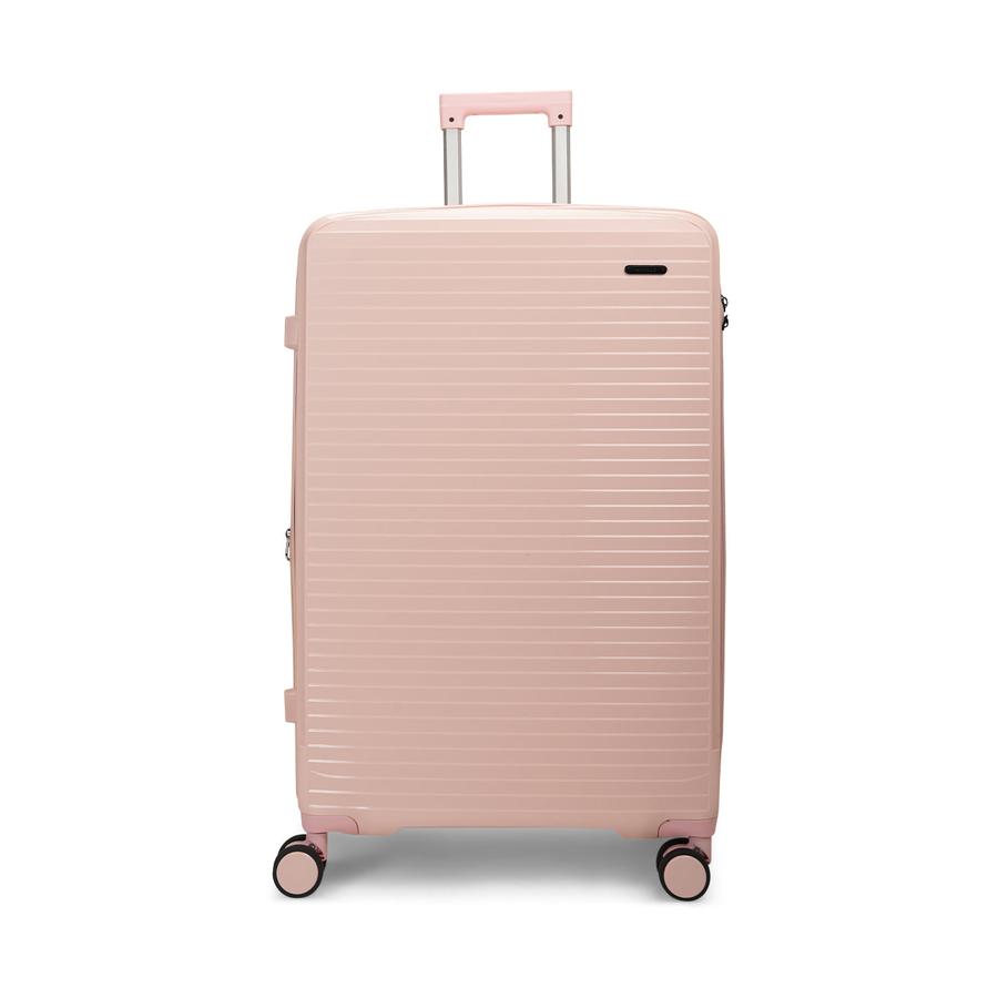 Nomad Venture 75cm Hardside Checked Suitcase Pink Pink