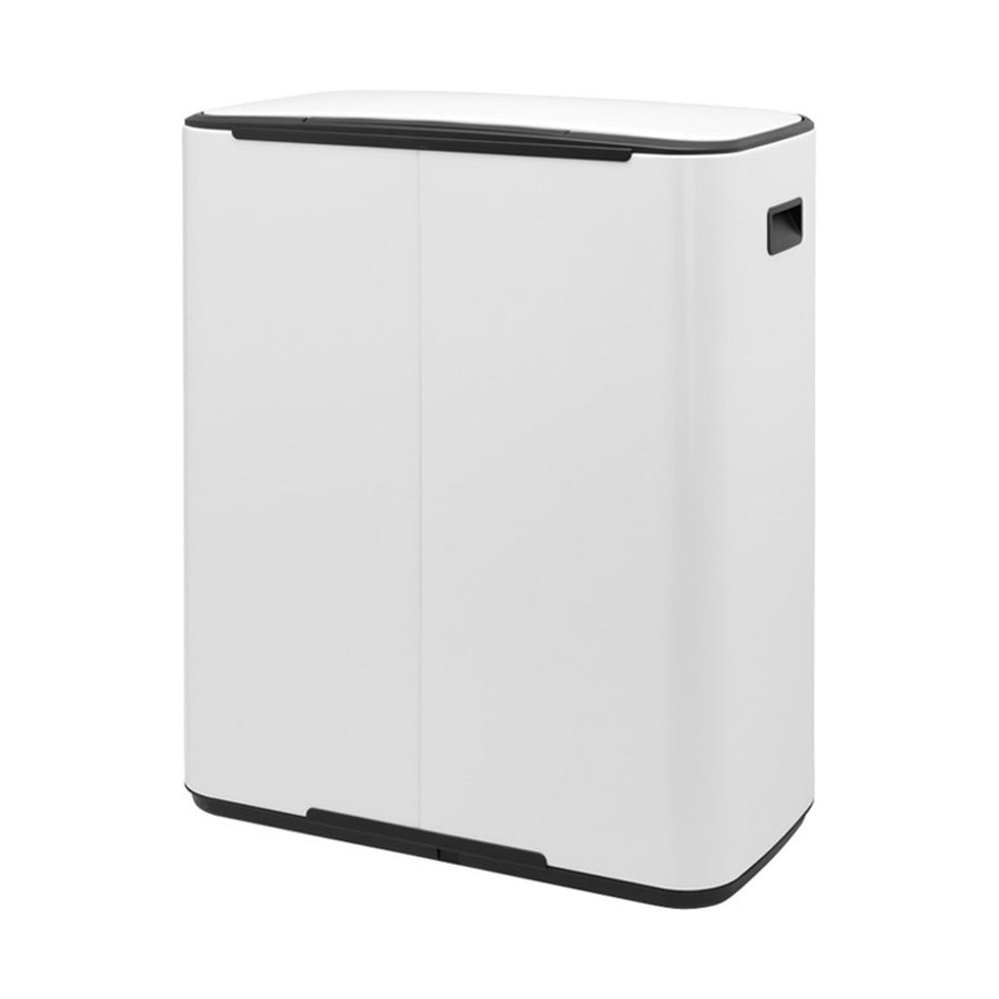 Brabantia Bo Pedal Bin (2 x 30L) White White
