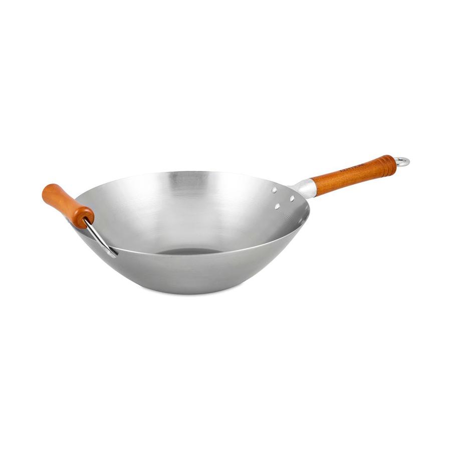 Ken Hom 32cm Carbon Steel Wok Grey Grey