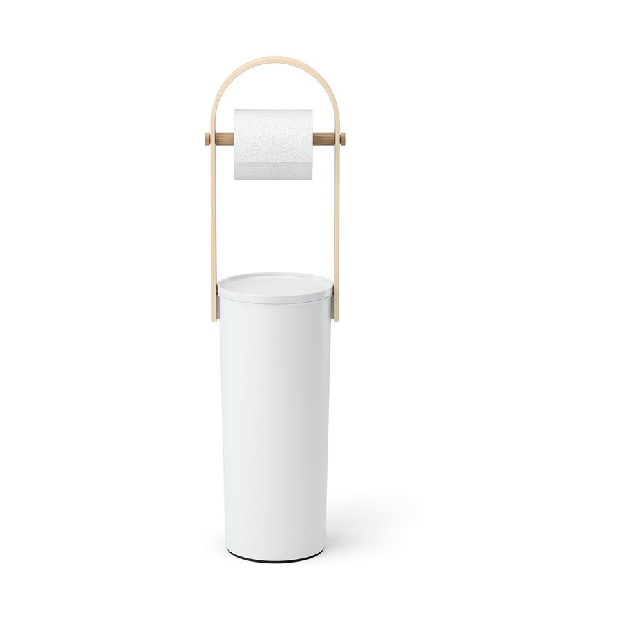 Umbra Bellwood Toilet Paper Holder & Reserve White/Natural White/Natural