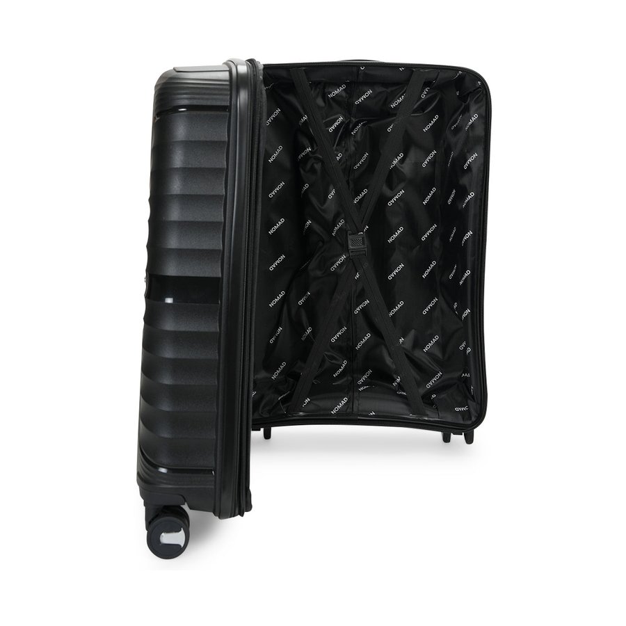 Nomad Aspire 55cm & 65cm Hardside Luggage Set Black Black