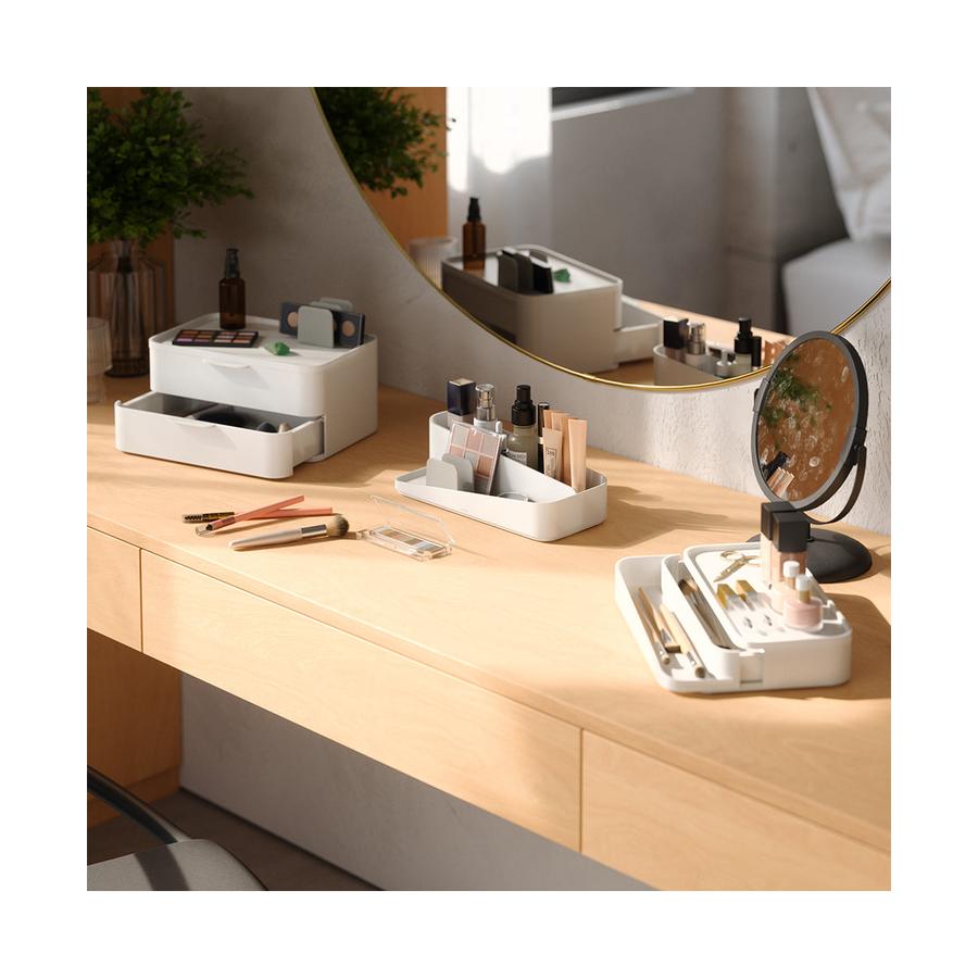 Umbra Glam Large Organiser White/Grey White/Grey