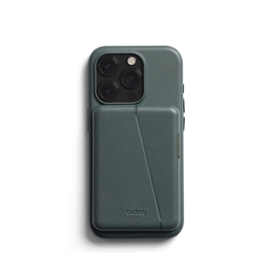 Bellroy iPhone 15 Pro Mod Phone Case + Wallet (With Button Add-On) Evergreen Evergreen