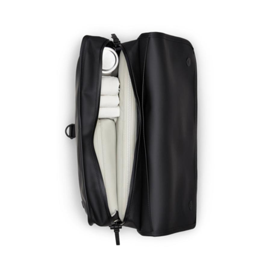 Rains Messenger Bag Black Black