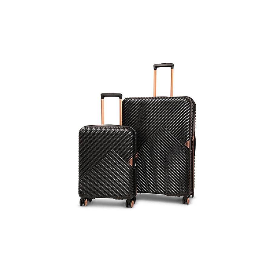 Saben Going Places 55cm & 76cm Hardside Luggage Set Black Black