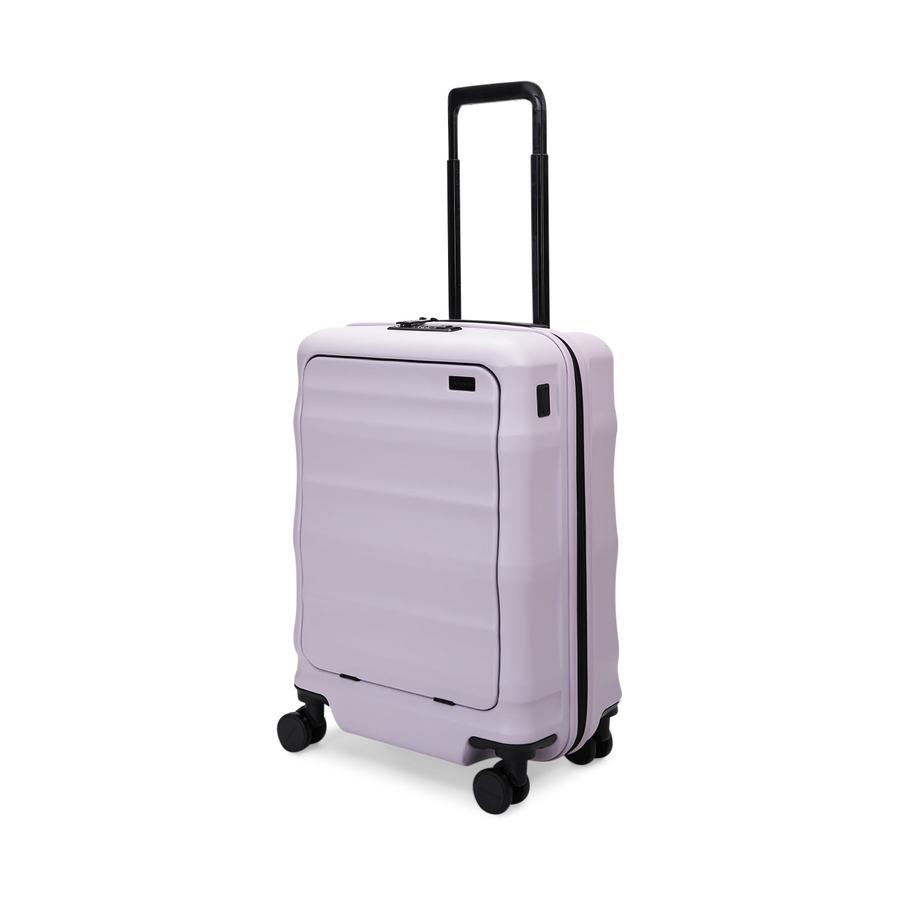 Explorer Luna-Air 55cm Front Access Hardside Carry-On Suitcase Lilac Lilac