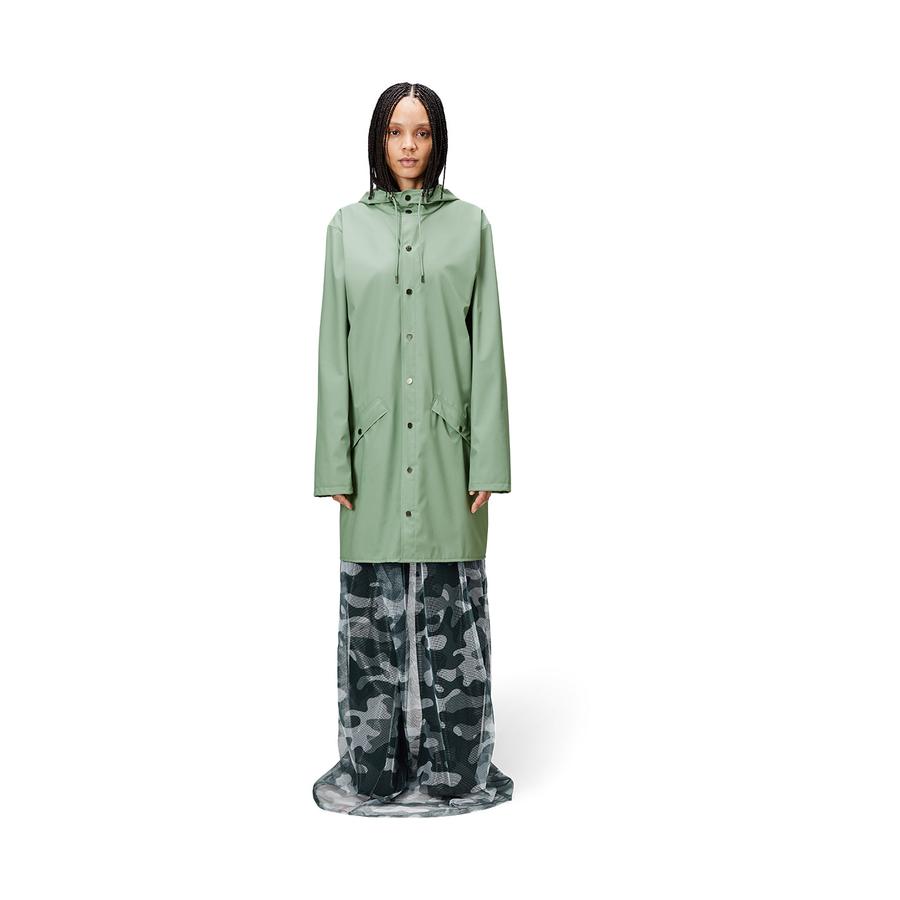 Rains Long Jacket Haze XXL