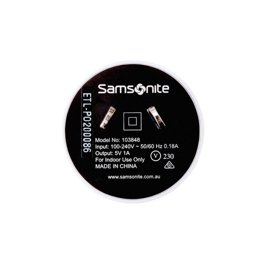 Samsonite Pocket Sized USB Charger White White