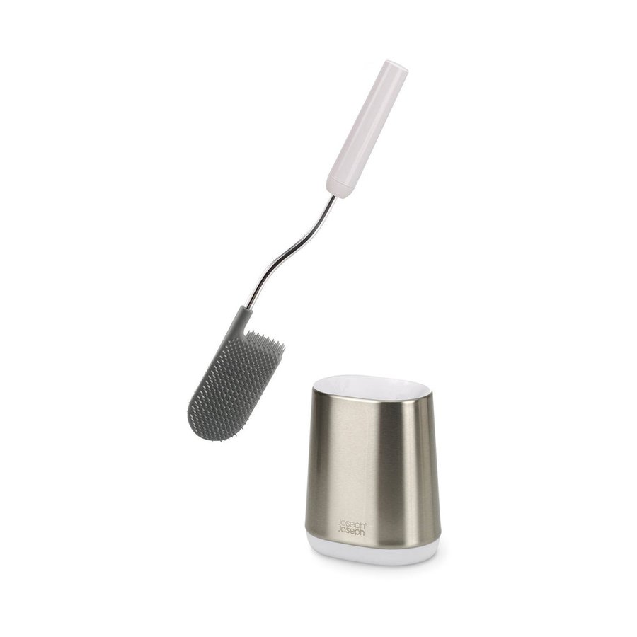 Joseph Joseph Flex Lite Steel Toilet Brush Stainless Steel Stainless Steel
