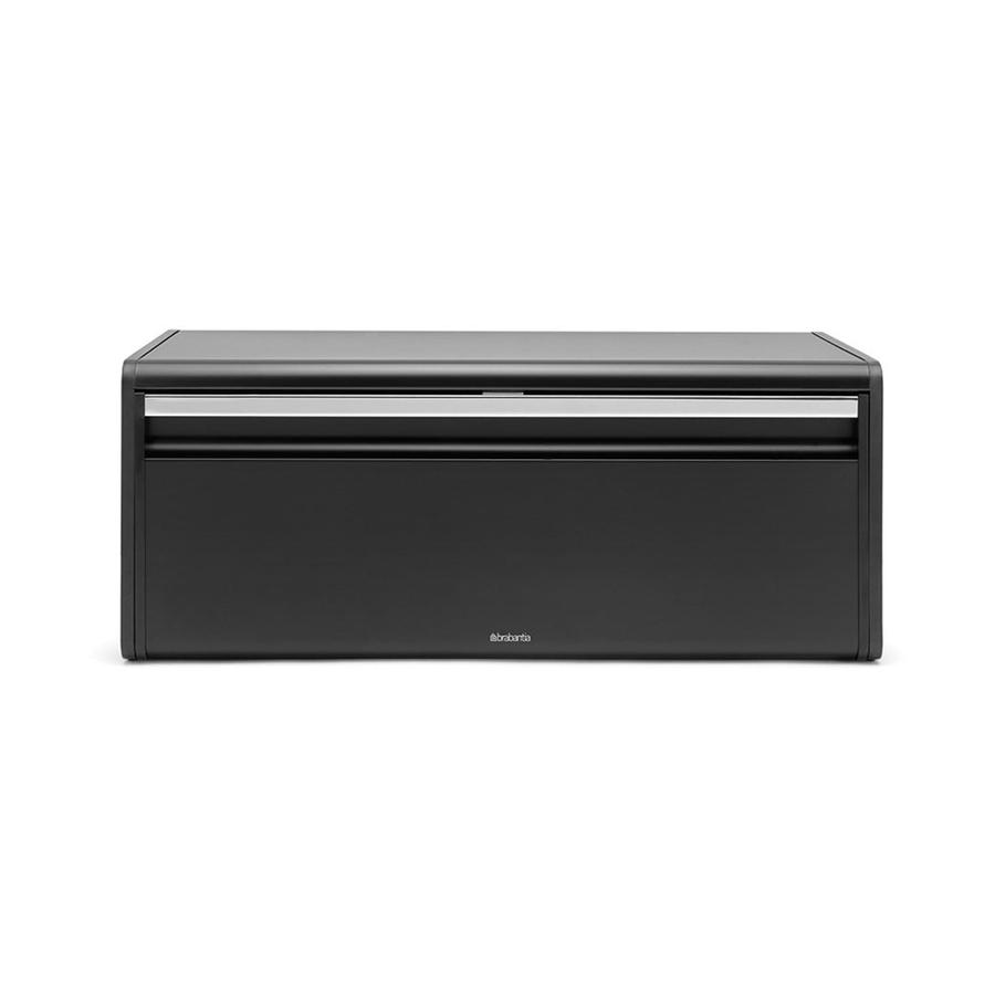 Brabantia Fall Front Bread Bin Matte Black Matte Black