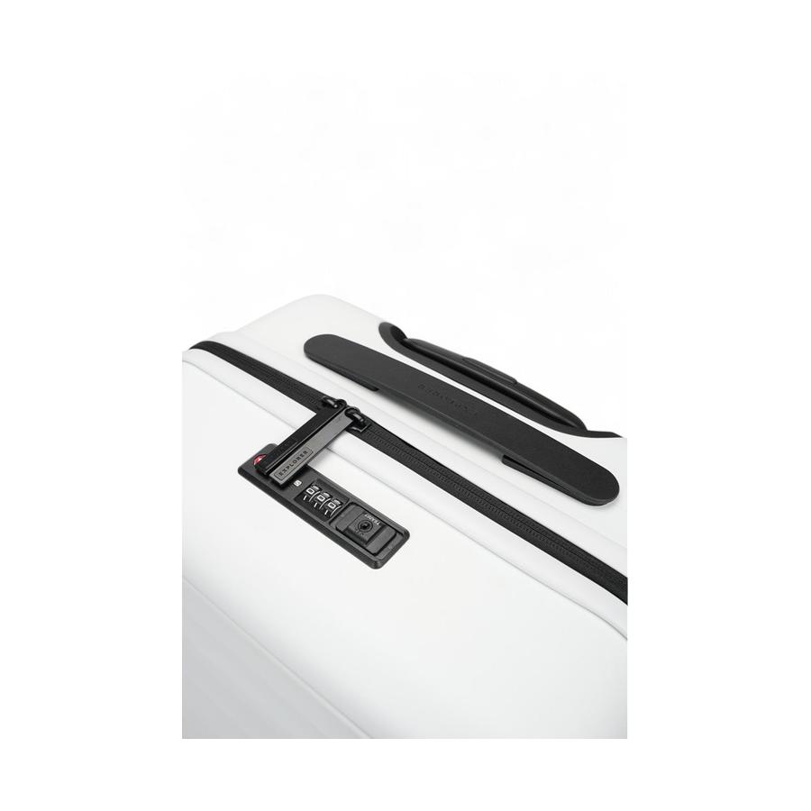 Explorer Luna-Air 55cm Front Access Hardside Carry-On Suitcase White White