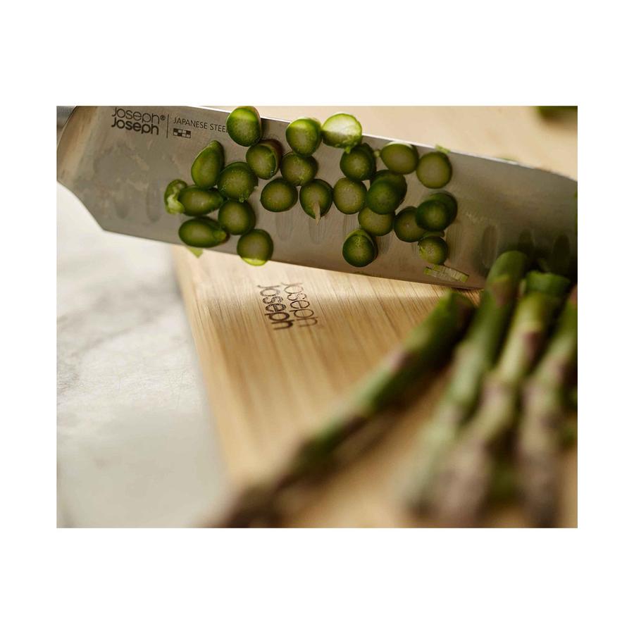 Joseph Joseph Folio Steel 3-Piece Chopping Board Set Bamboo Bamboo