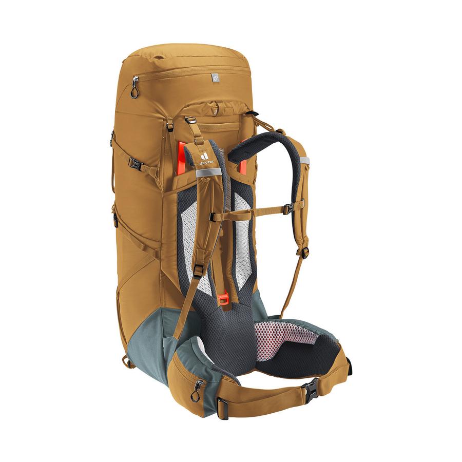 Deuter Aircontact Core 50+10 Trekking Backpack Almond-Teal Almond-Teal