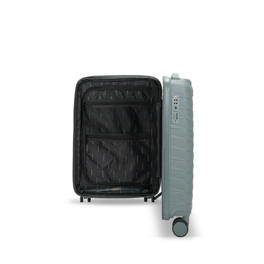 Caselite Expedition 56cm Hardside Carry-On Suitcase Grey Green Grey Green