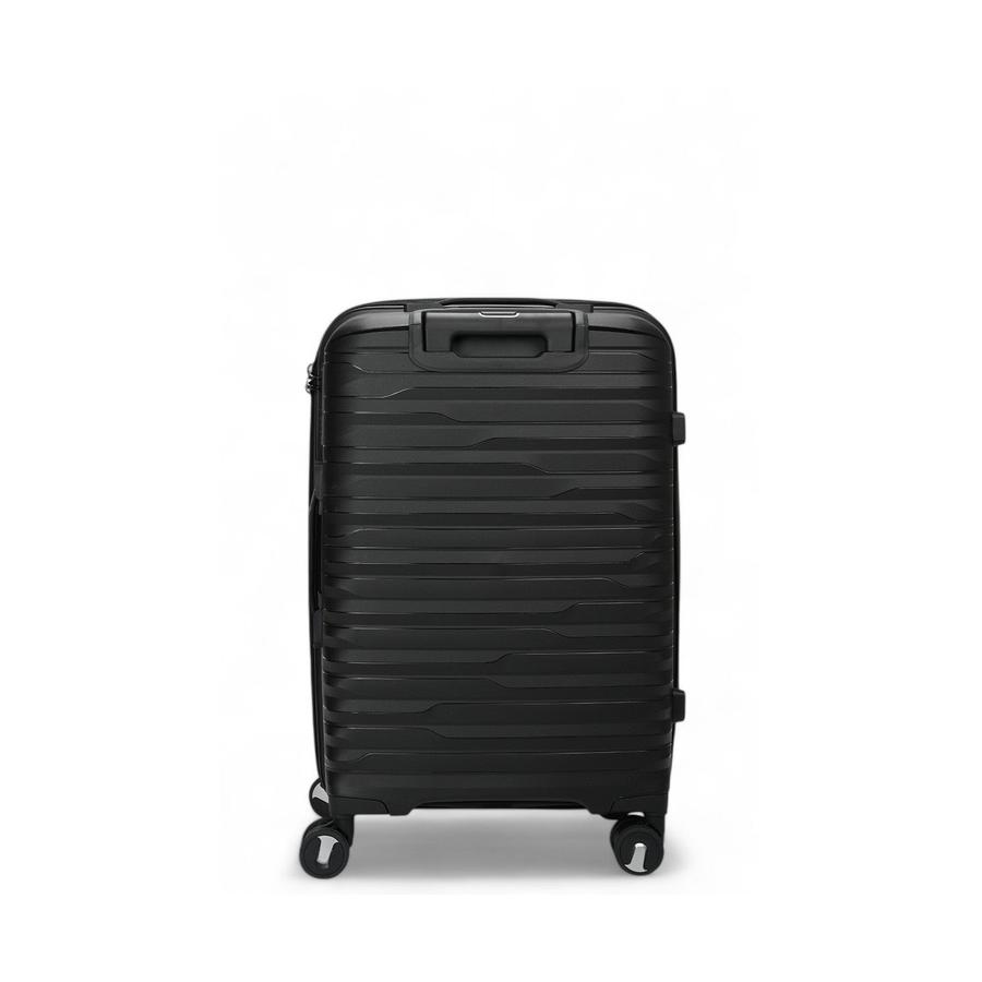 Nomad Discover 65cm Hardside Checked Suitcase Black Black