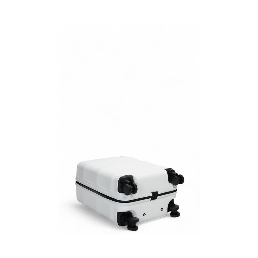 Explorer Luna-Air 55cm Hardside USB Carry-On Suitcase White White