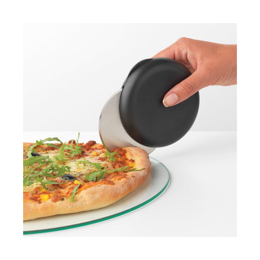 Brabantia Tasty+ Pizza Cutter Plus Blade Guard Dark Grey Dark Grey