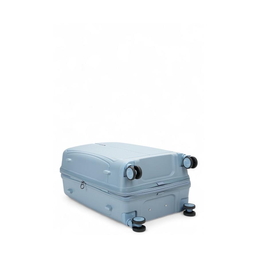 Caselite Quest 65cm Hardside Checked Suitcase Steel Blue Steel Blue