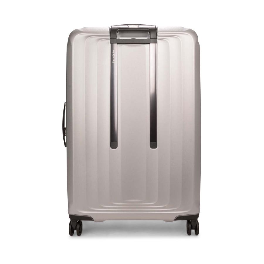 Samsonite Nuon 75cm Hardside Checked Suitcase Matte Silver Matte Silver