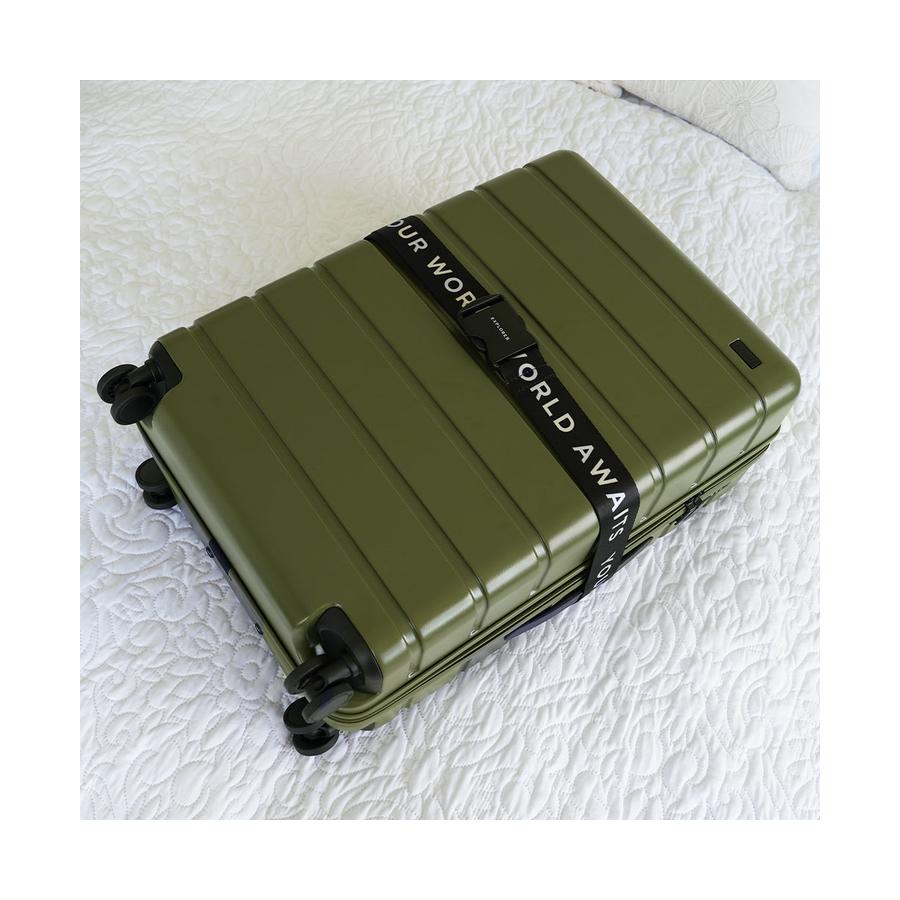 Explorer Luggage Strap Black Black