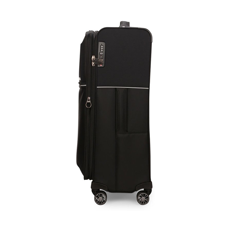 Samsonite 73H 71cm Softside Checked Suitcase Black Black